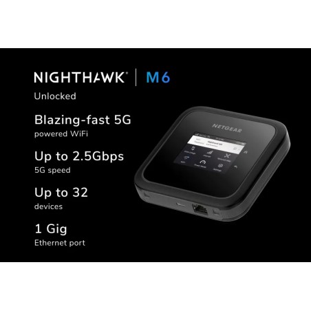 Netgear Nighthawk M6 Cellular Network